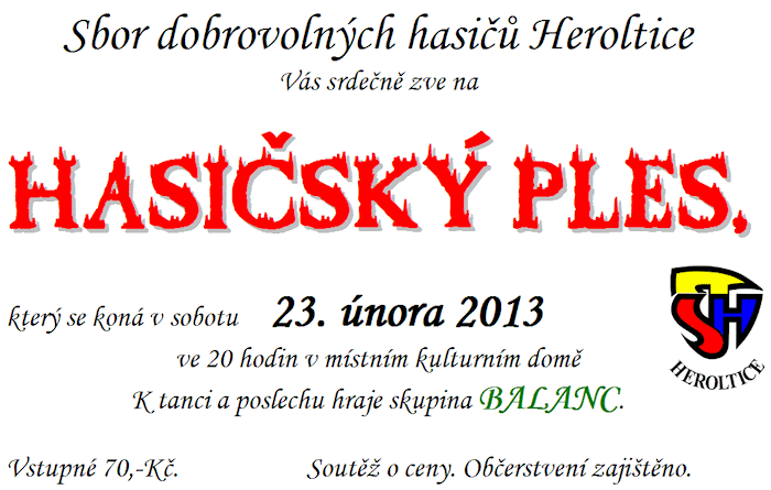 Pozv�nka Ples 2013
