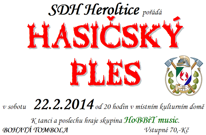 Pozv�nka Ples 2014