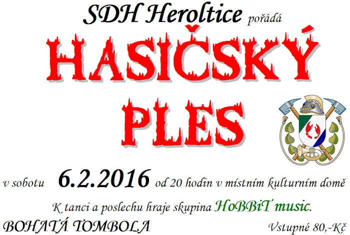Pozv�nka Ples 2016