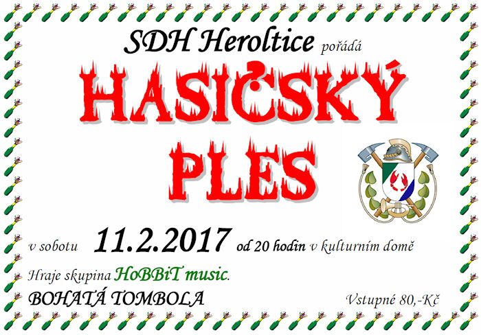Pozv�nka Ples 2017